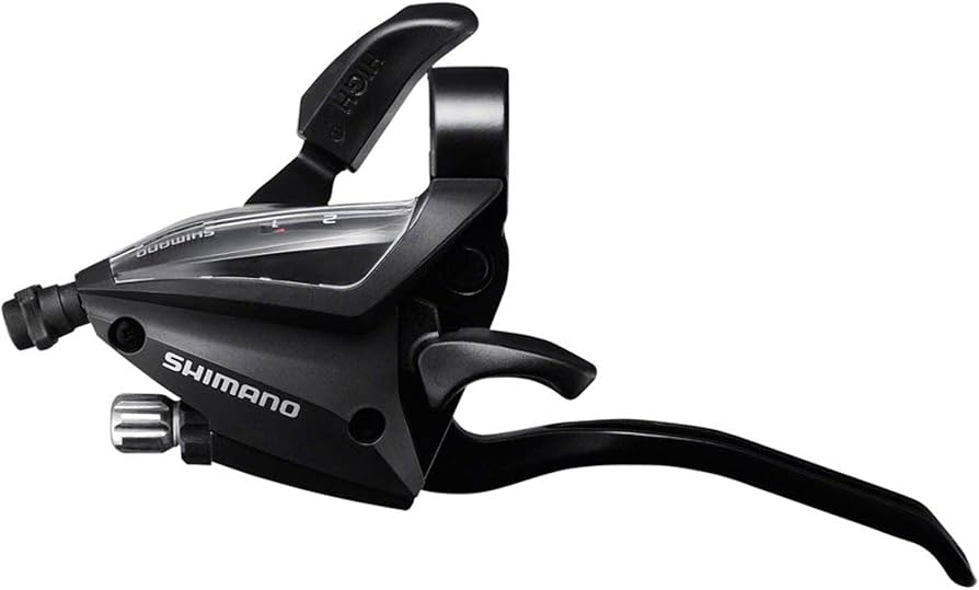 【現行版】SHIMANO BASIS 2-500 Amazon.com: Shimano ST-EF500-2L Shift/Brake Lever - Left, 2-Speed